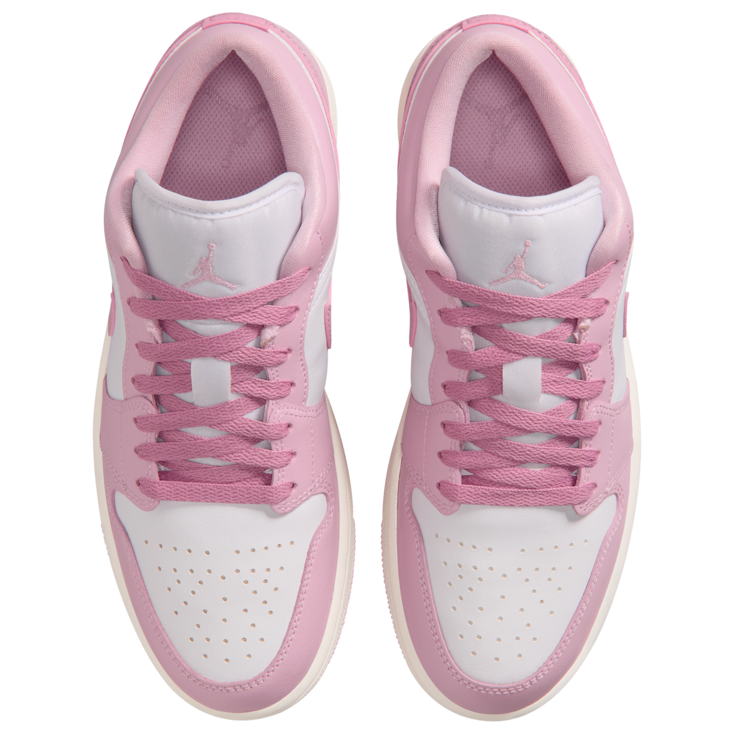 Jordan AJ 1 Low - Women's - Elemental Pink/Iced Carmine/White