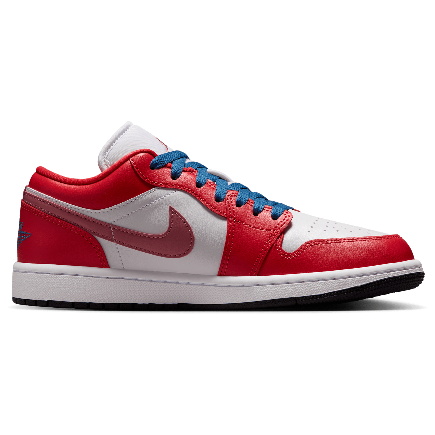 Jordan AJ 1 Low - Women's - Track Red/True Blue/White