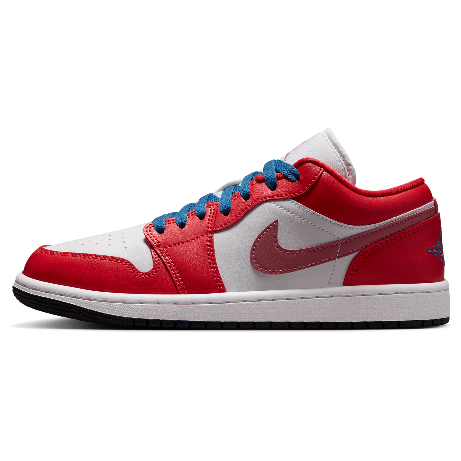 Jordan AJ 1 Low - Women's - Track Red/True Blue/White