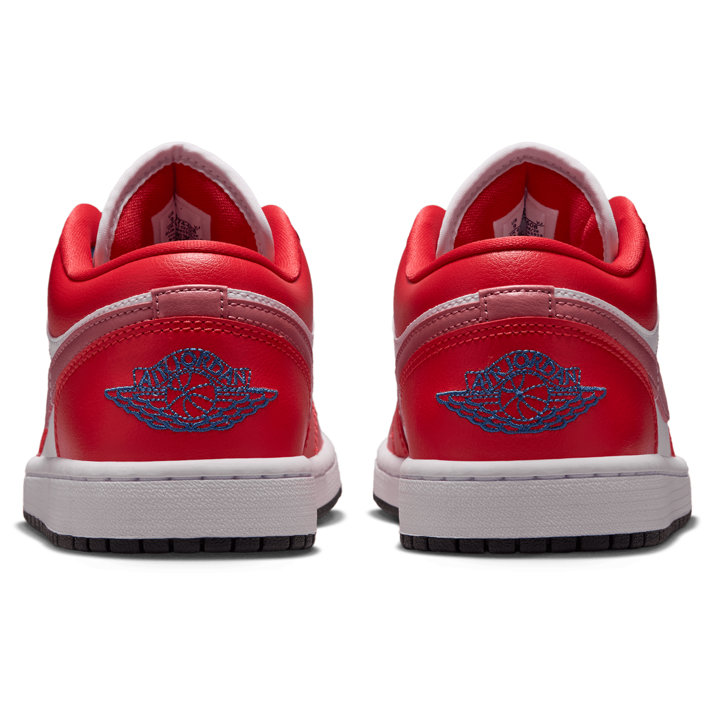 Jordan AJ 1 Low - Women's - Track Red/True Blue/White