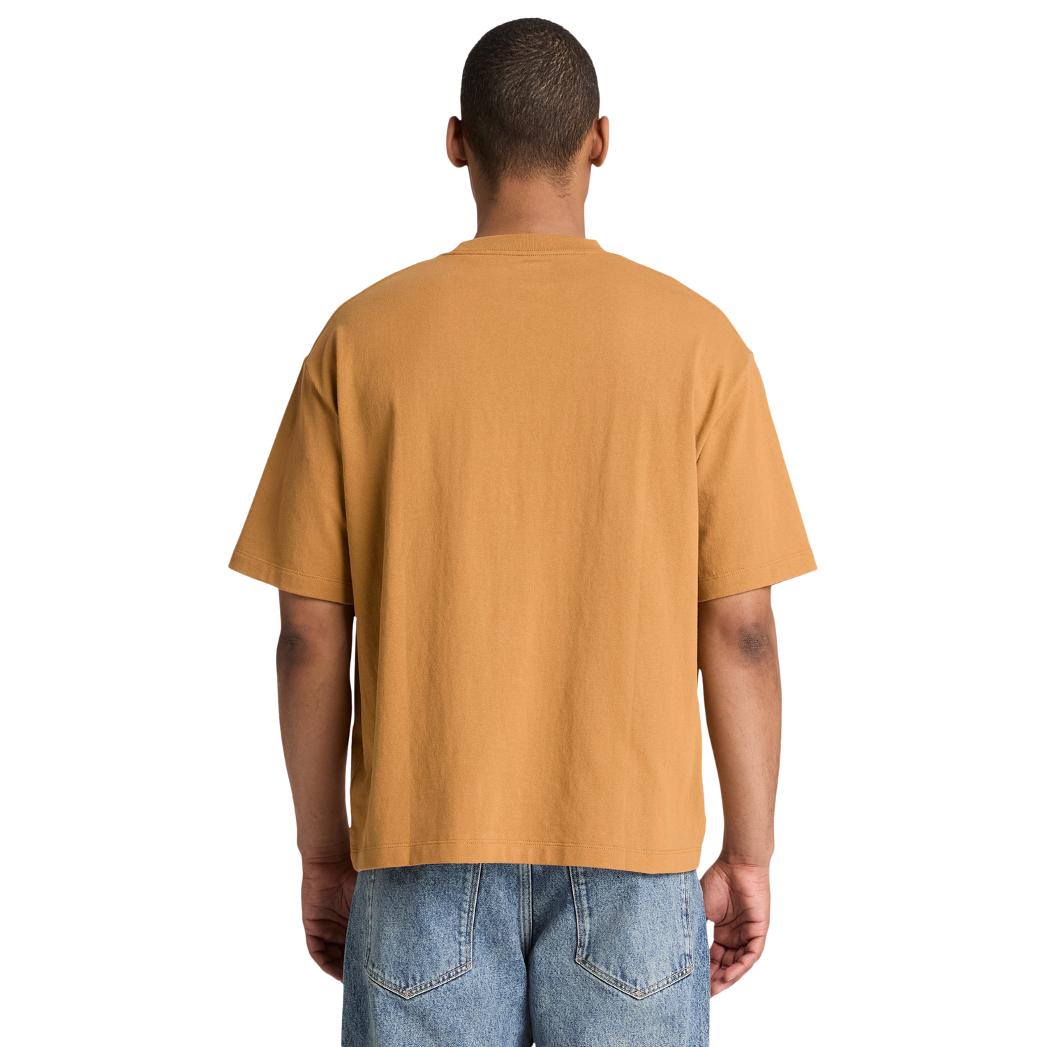 Timberland Heavyweight Short Sleeve T-shirt - Men's - Beige/Brown
