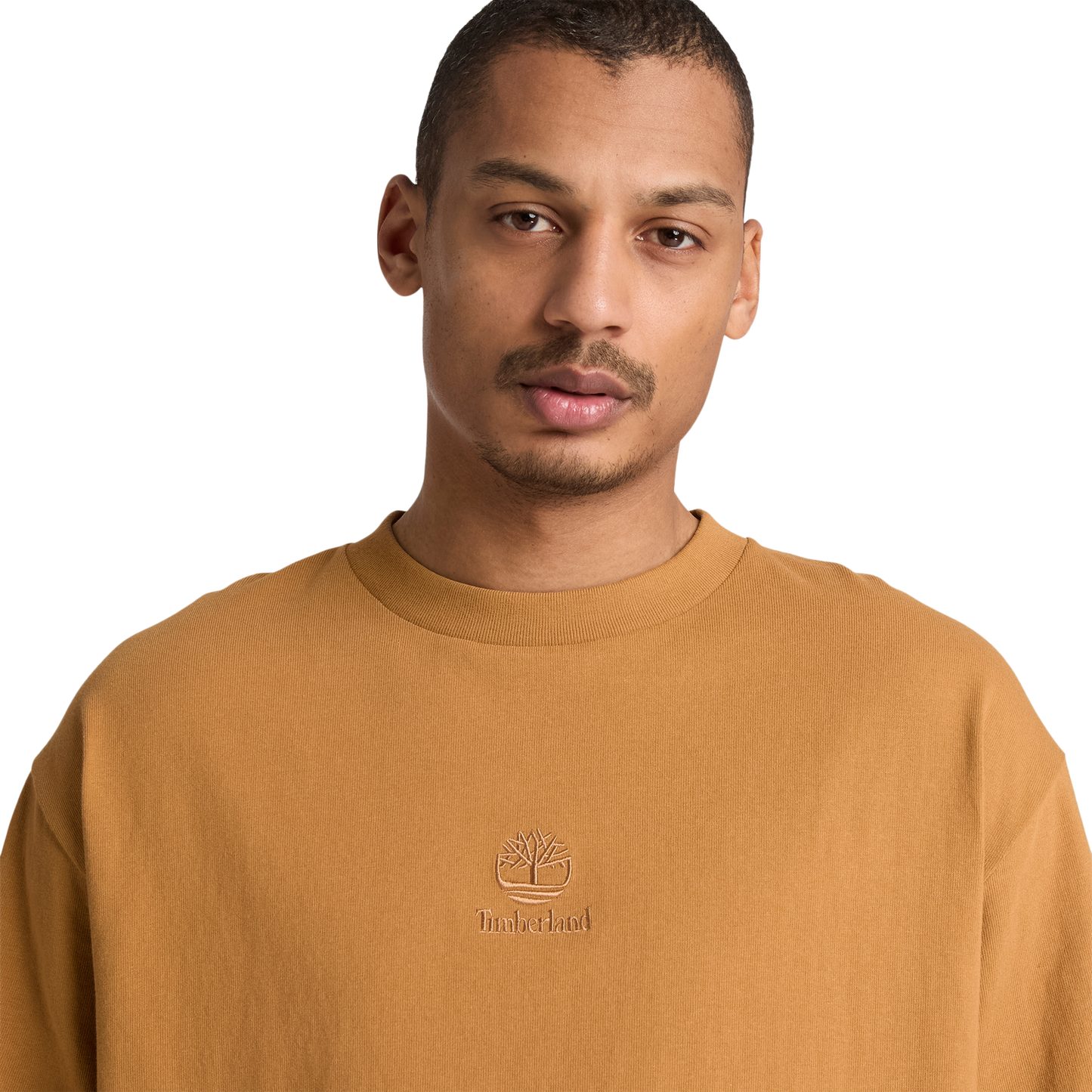 Timberland Heavyweight Short Sleeve T-shirt - Men's - Beige/Brown