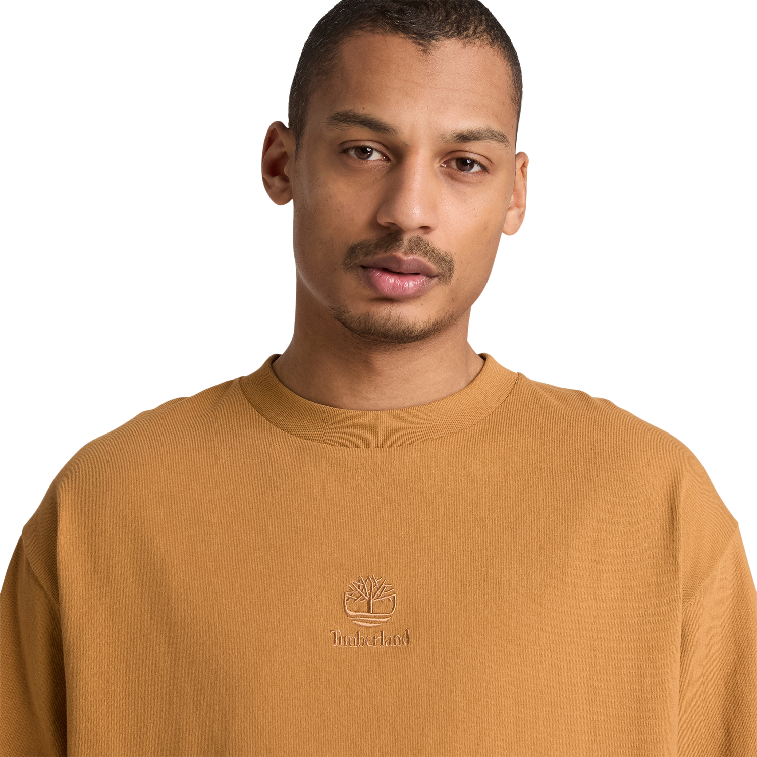 Timberland Heavyweight Short Sleeve T-shirt - Men's - Beige/Brown