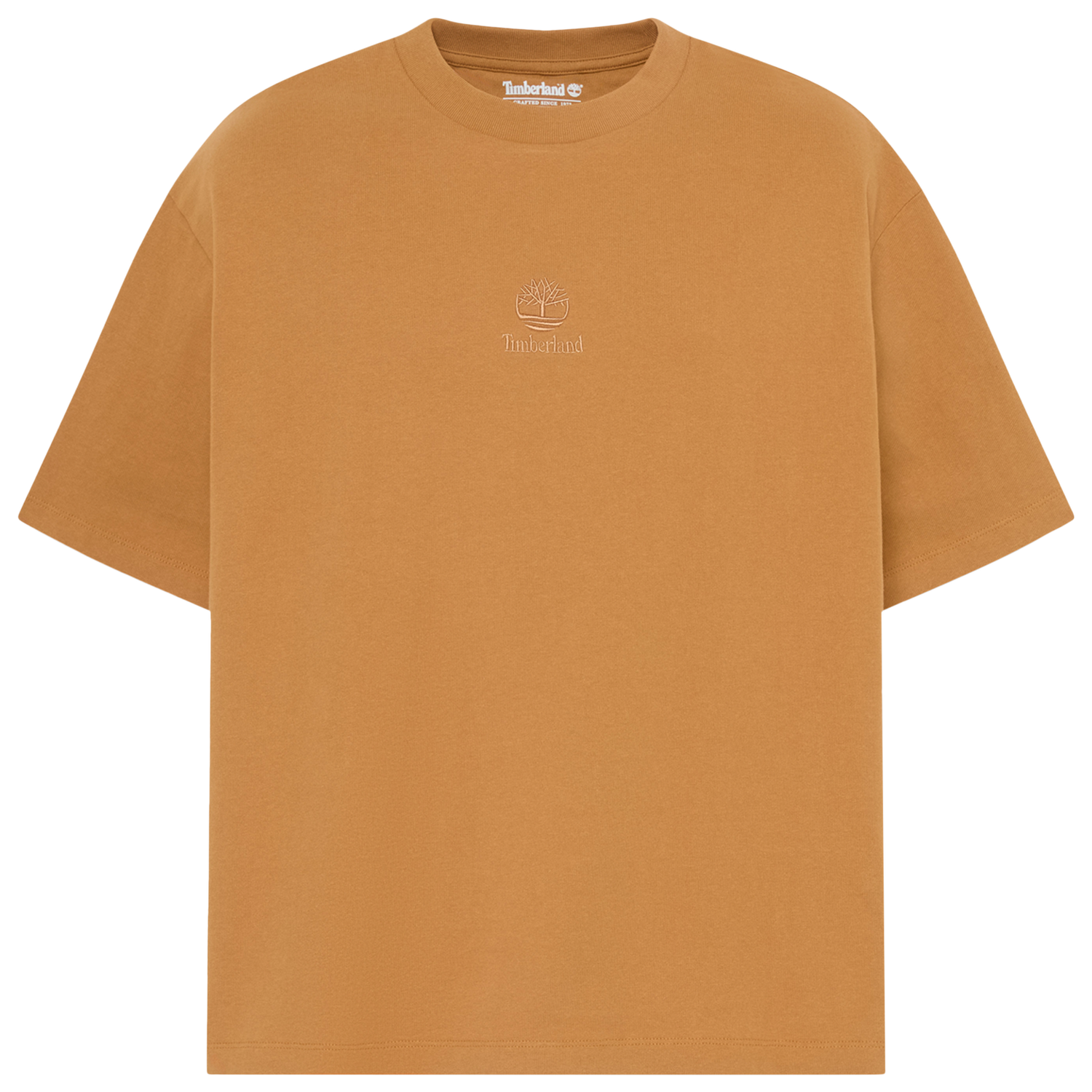 Timberland Heavyweight Short Sleeve T-shirt - Men's - Beige/Brown