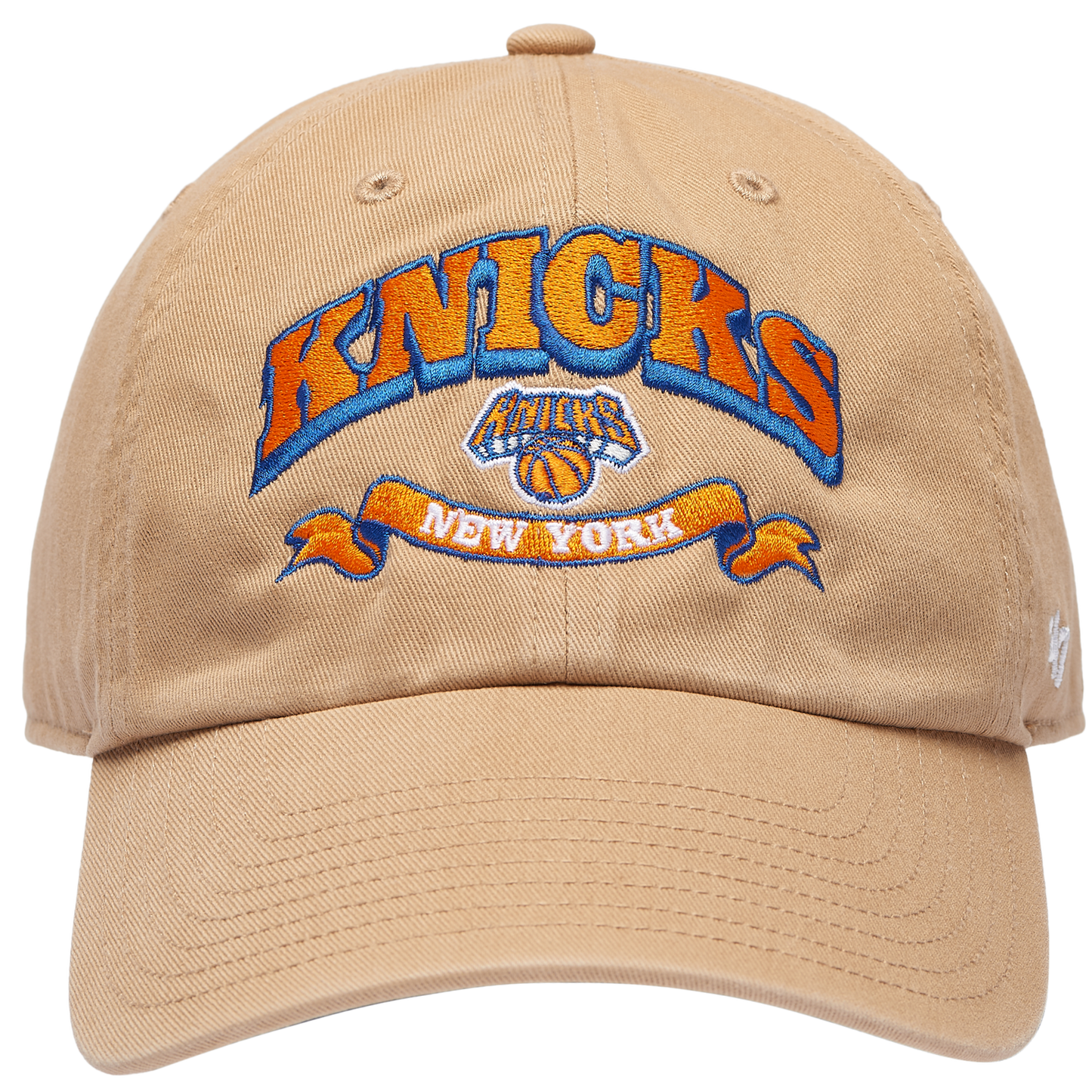 47 Brand Knicks Region Clean Up Cap - Men's - Khaki