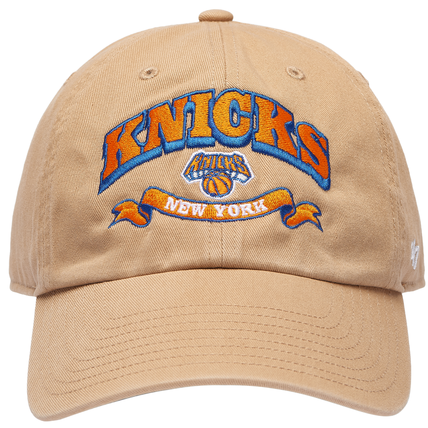 47 Brand Knicks Region Clean Up Cap - Men's - Khaki