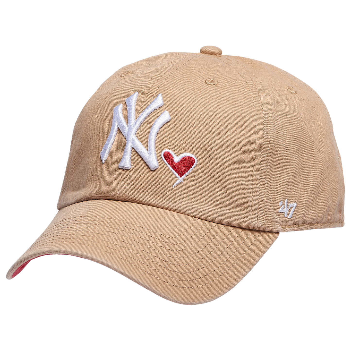 47 Brand Yankees Clean Up Cap - Men's - Khaki/Navy