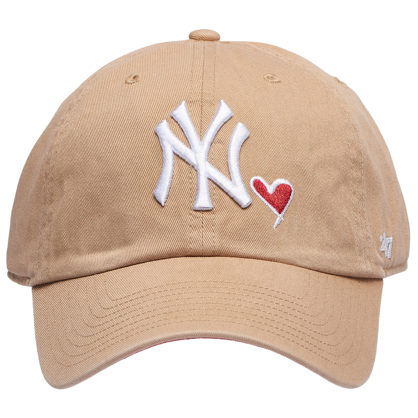 47 Brand Yankees Clean Up Cap - Men's - Khaki/Navy