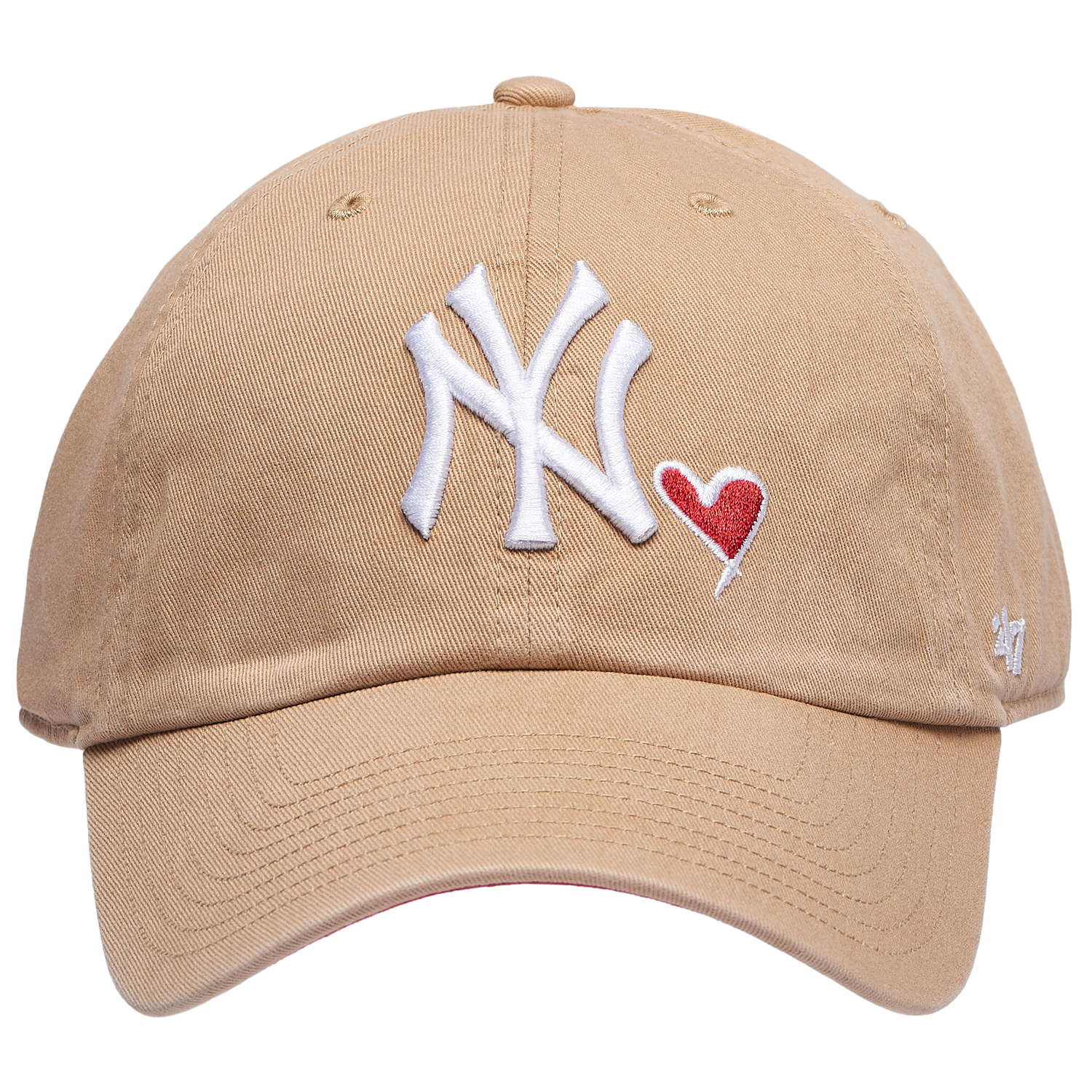 47 Brand Yankees Clean Up Cap - Men's - Khaki/Navy