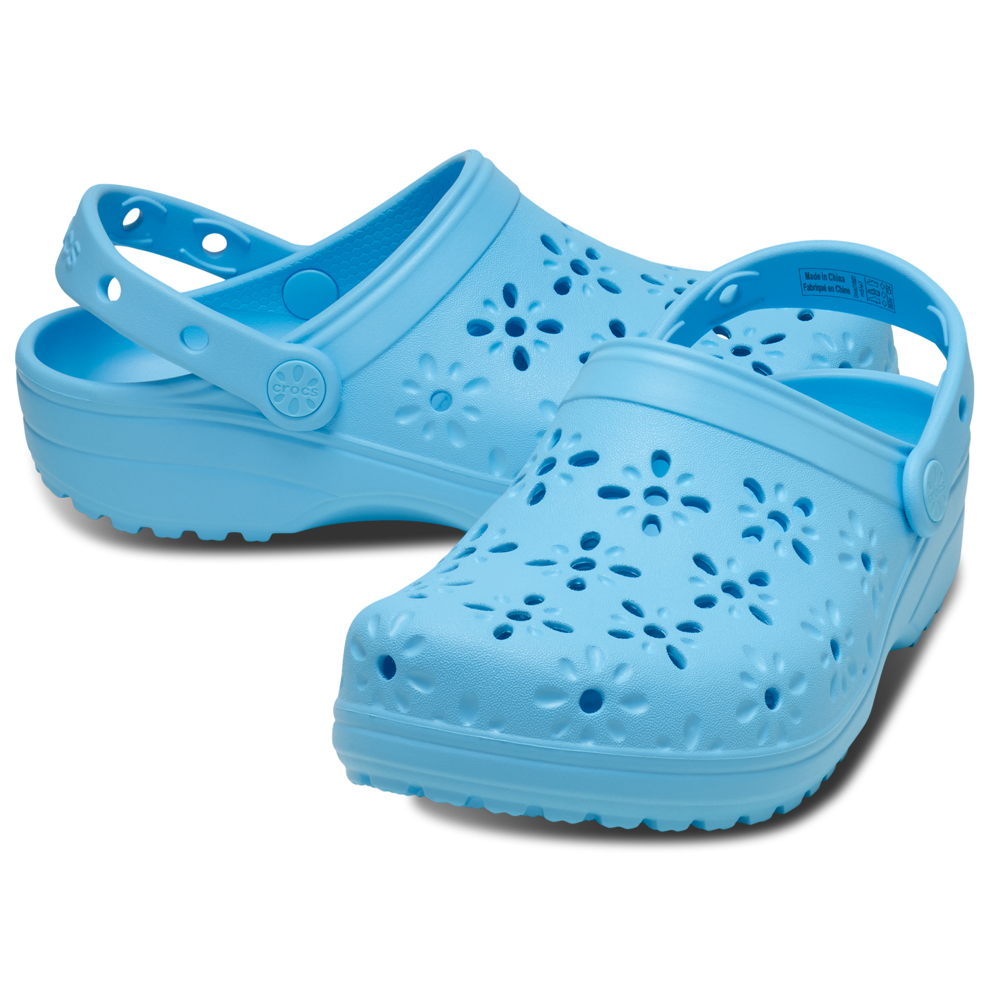 Crocs Classic Floral - Women's - Tinted Glass