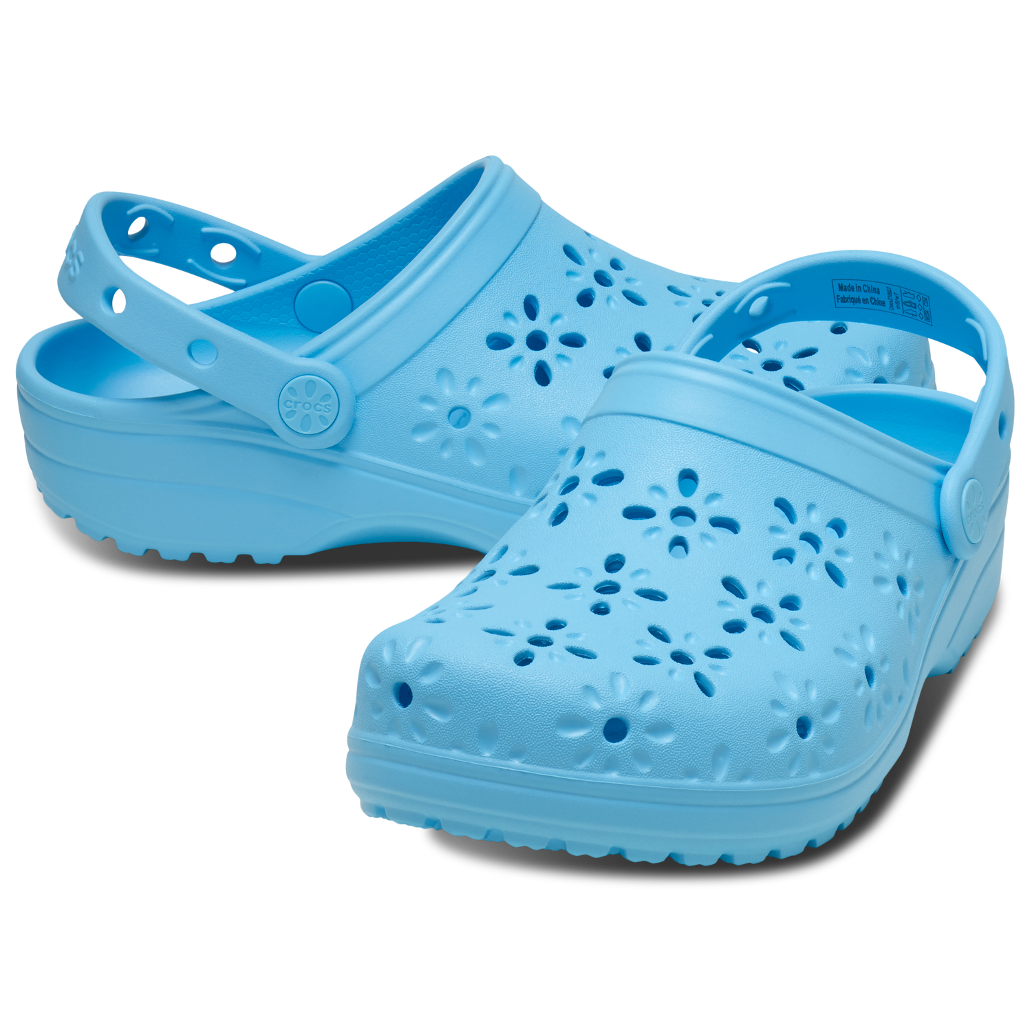 Crocs Classic Floral - Women's - Tinted Glass