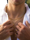 SQUARE CHAIN | 18K Gold