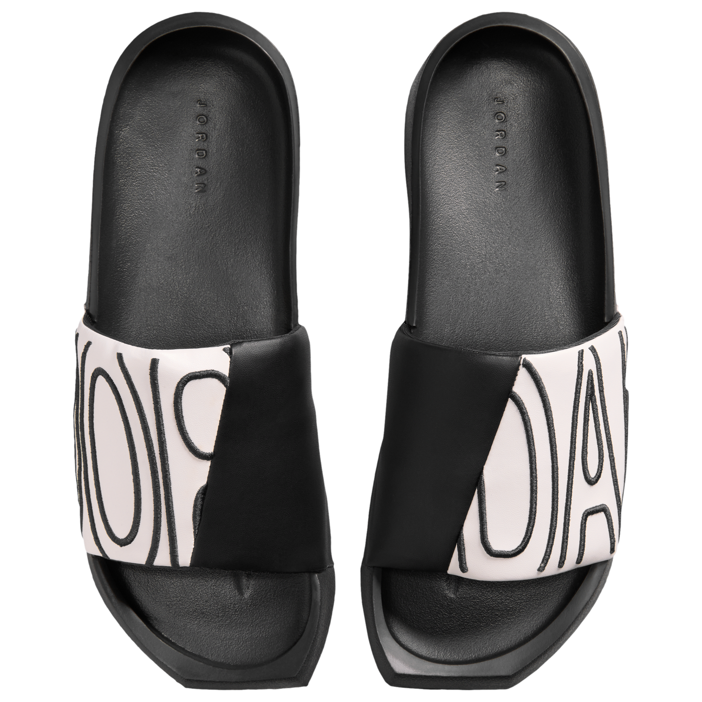 Jordan Nola Slides - Women's - Chalk/Off Noir