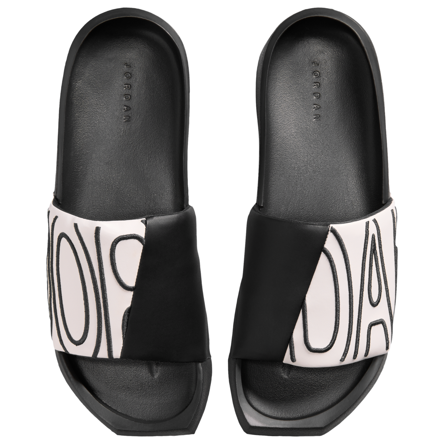 Jordan Nola Slides - Women's - Chalk/Off Noir