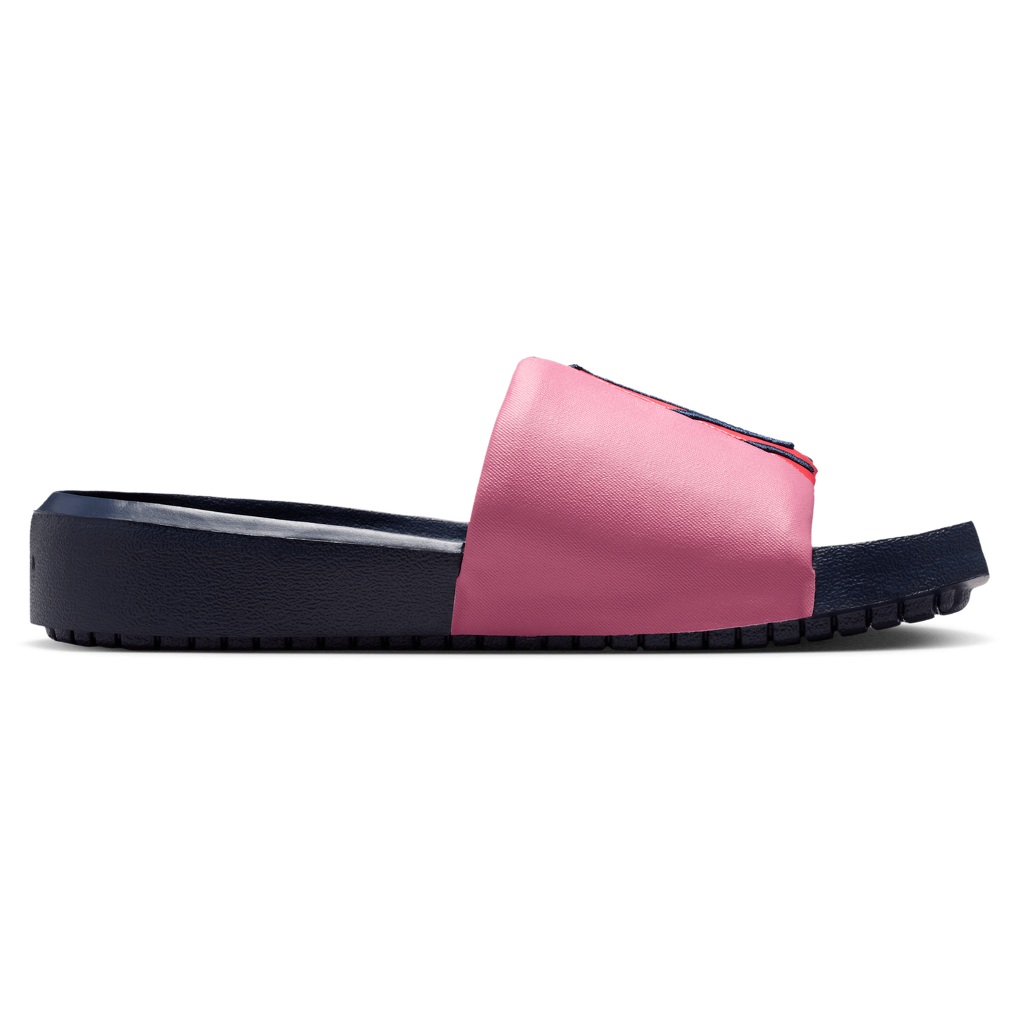 Jordan Nola Slides - Women's - Obsidian/Desert Berry/Track Red