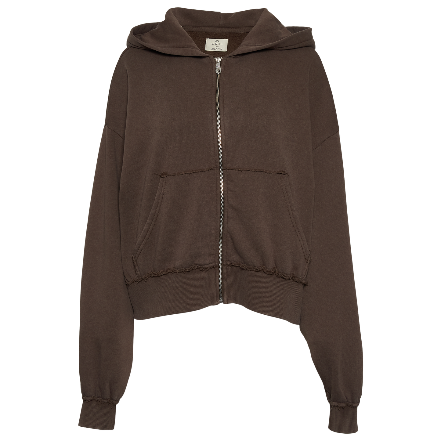 Cozi Fleece Full-Zip Hoodie - Women's - Turkish Coffee