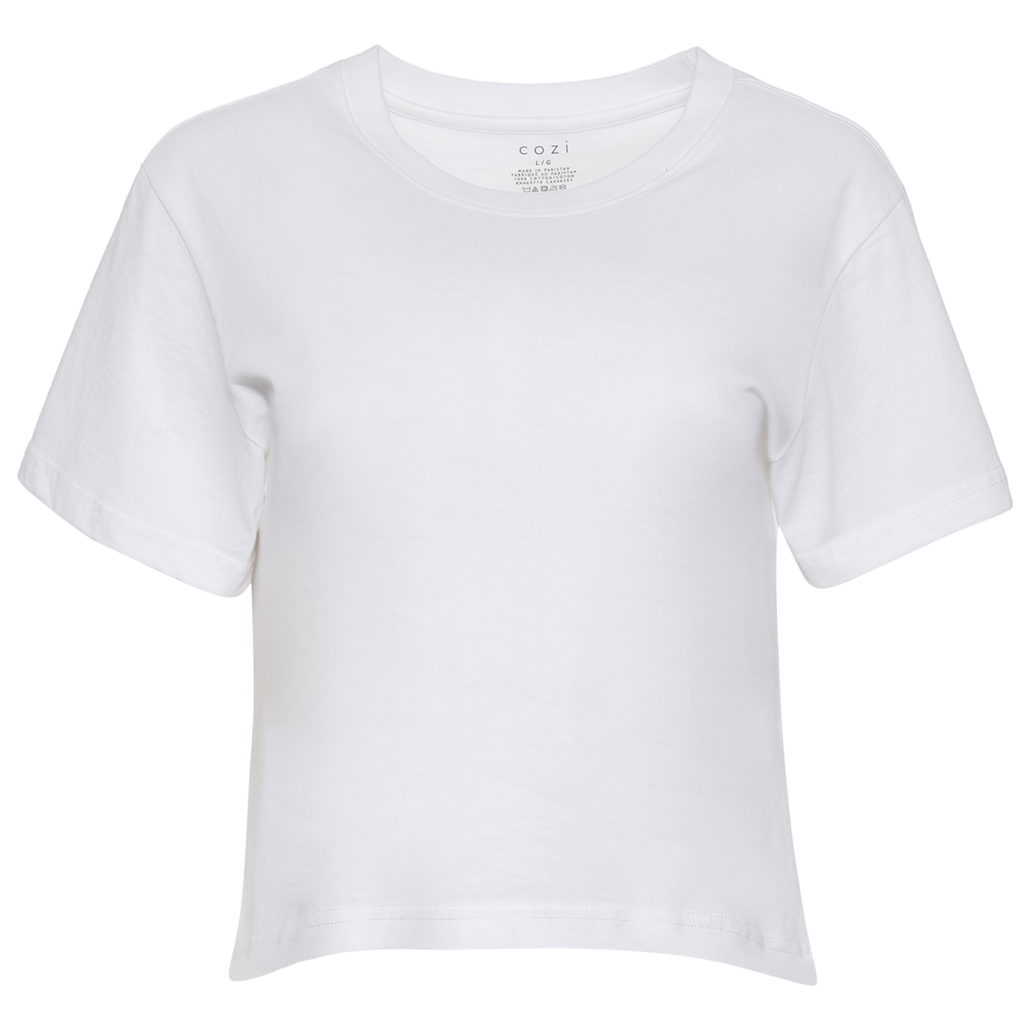 Cozi Boxy Baby T-Shirt - Women's - White