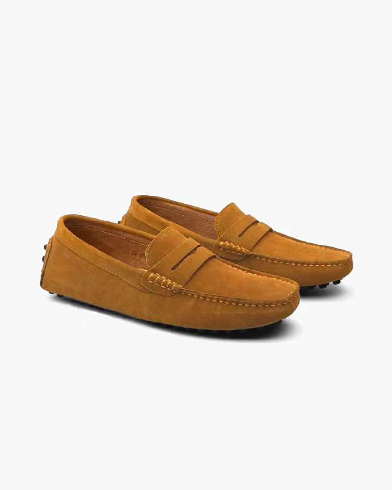 Suede Driver Loafers - foto 7