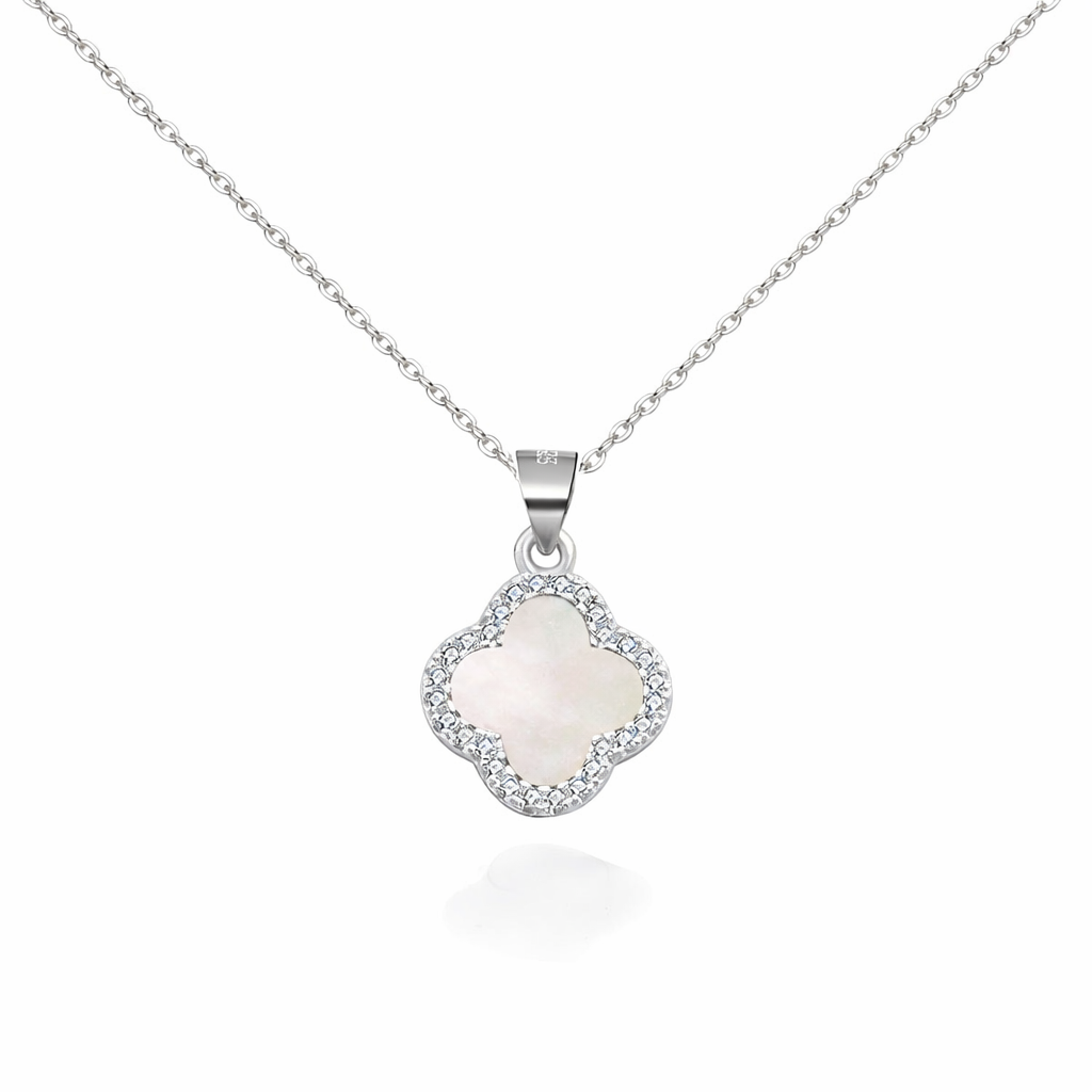 Aura Clover Pavé Necklace - foto 16