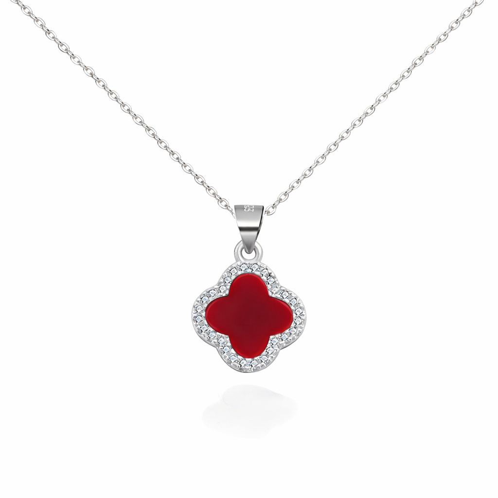 Aura Clover Pavé Necklace - foto 15