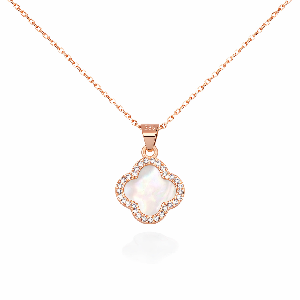 Aura Clover Pavé Necklace - foto 10