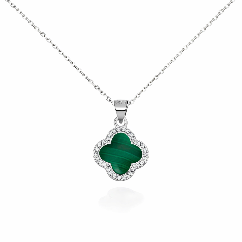 Aura Clover Pavé Necklace - foto 11