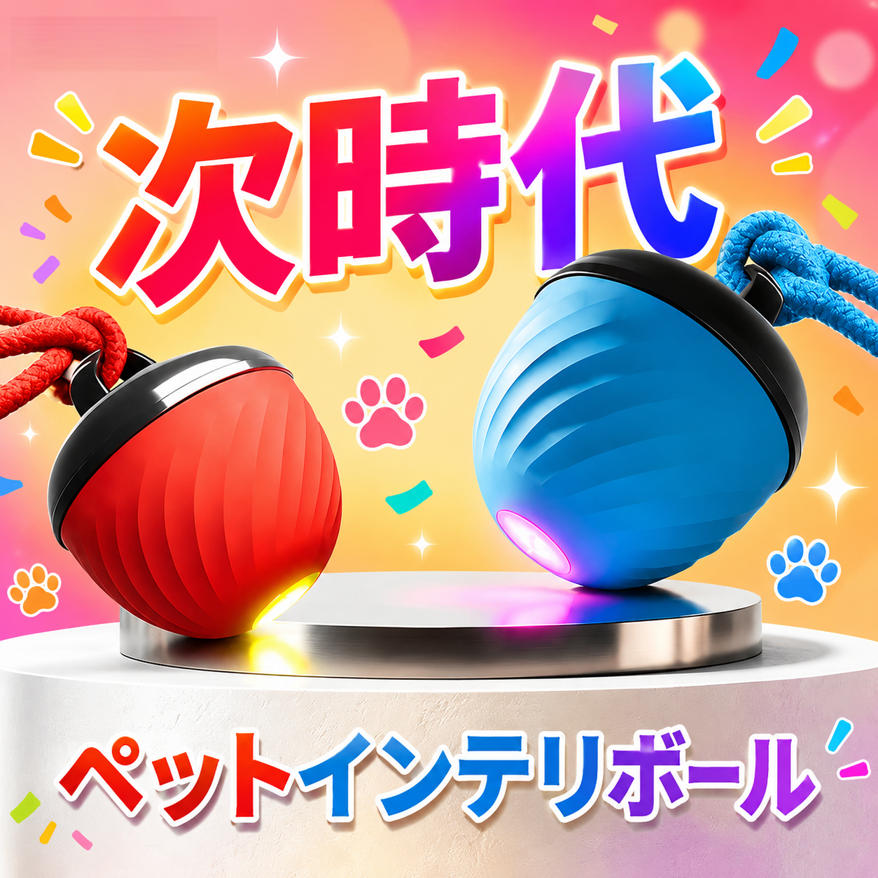 スマートローリングペットボール 夢中で遊ぶ！