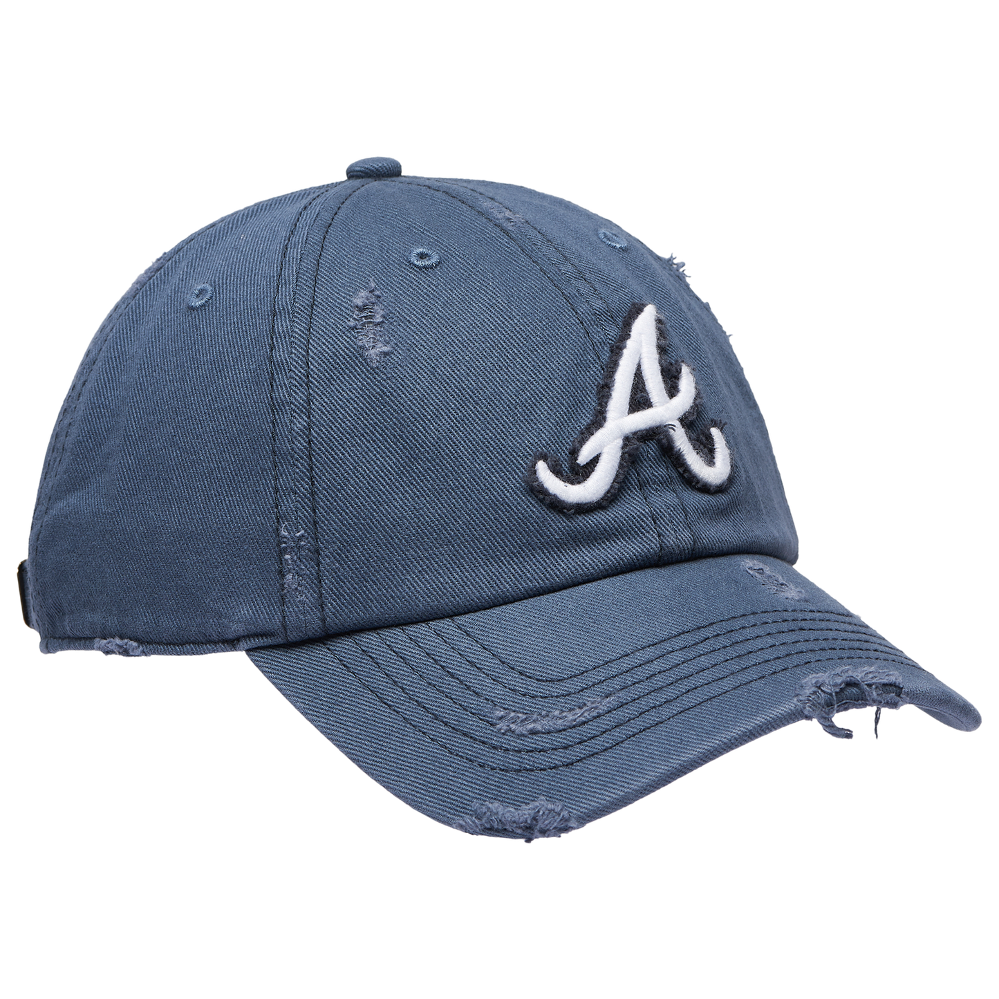 47 Brand Braves Weathered 47 Clean Up Cap - Men's - Blue/Multi