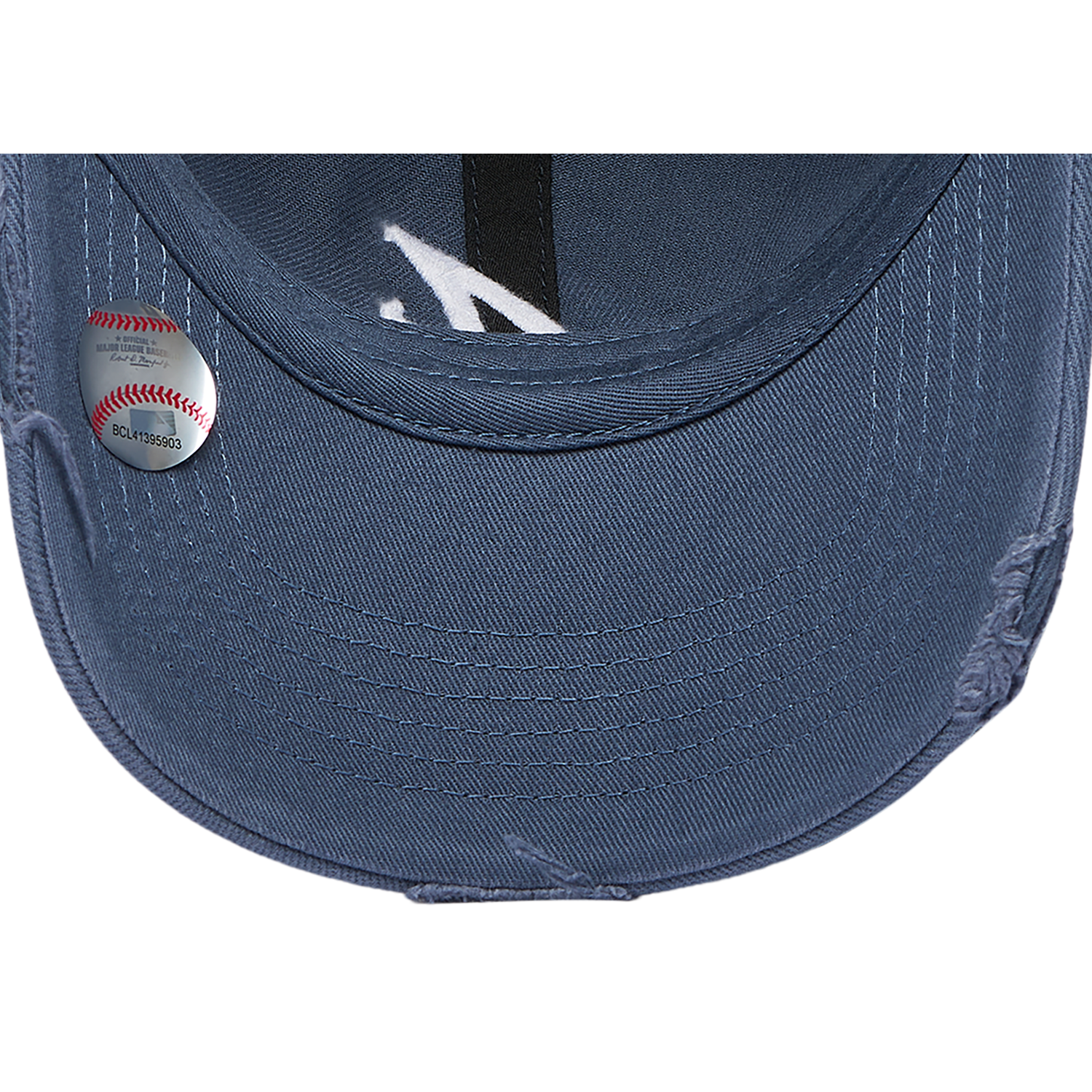 47 Brand Braves Weathered 47 Clean Up Cap - Men's - Blue/Multi