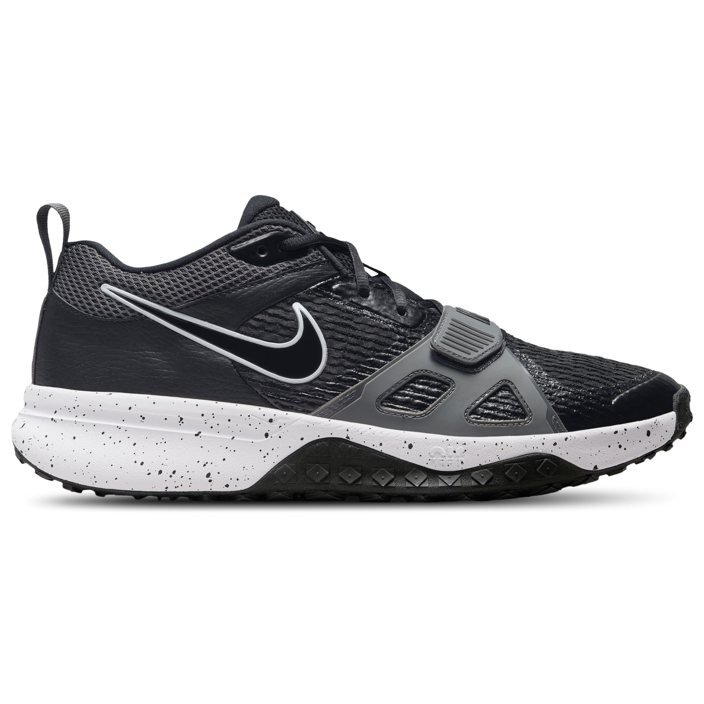 Nike Air Zoom Diamond Elite Turf - Men's - Iron Grey/Black/White