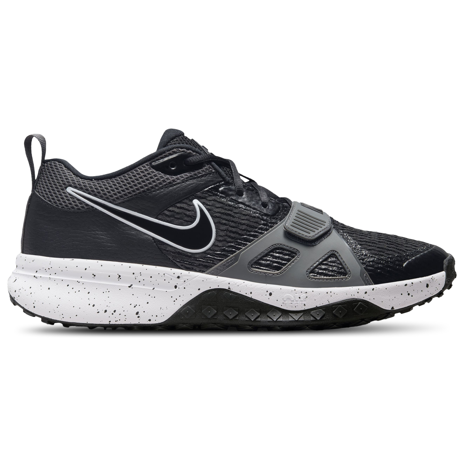Nike Air Zoom Diamond Elite Turf - Men's - Iron Grey/Black/White