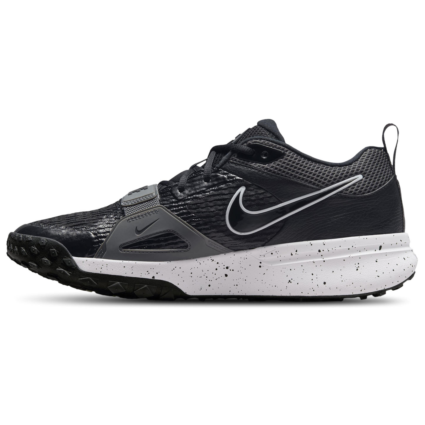 Nike Air Zoom Diamond Elite Turf - Men's - Iron Grey/Black/White