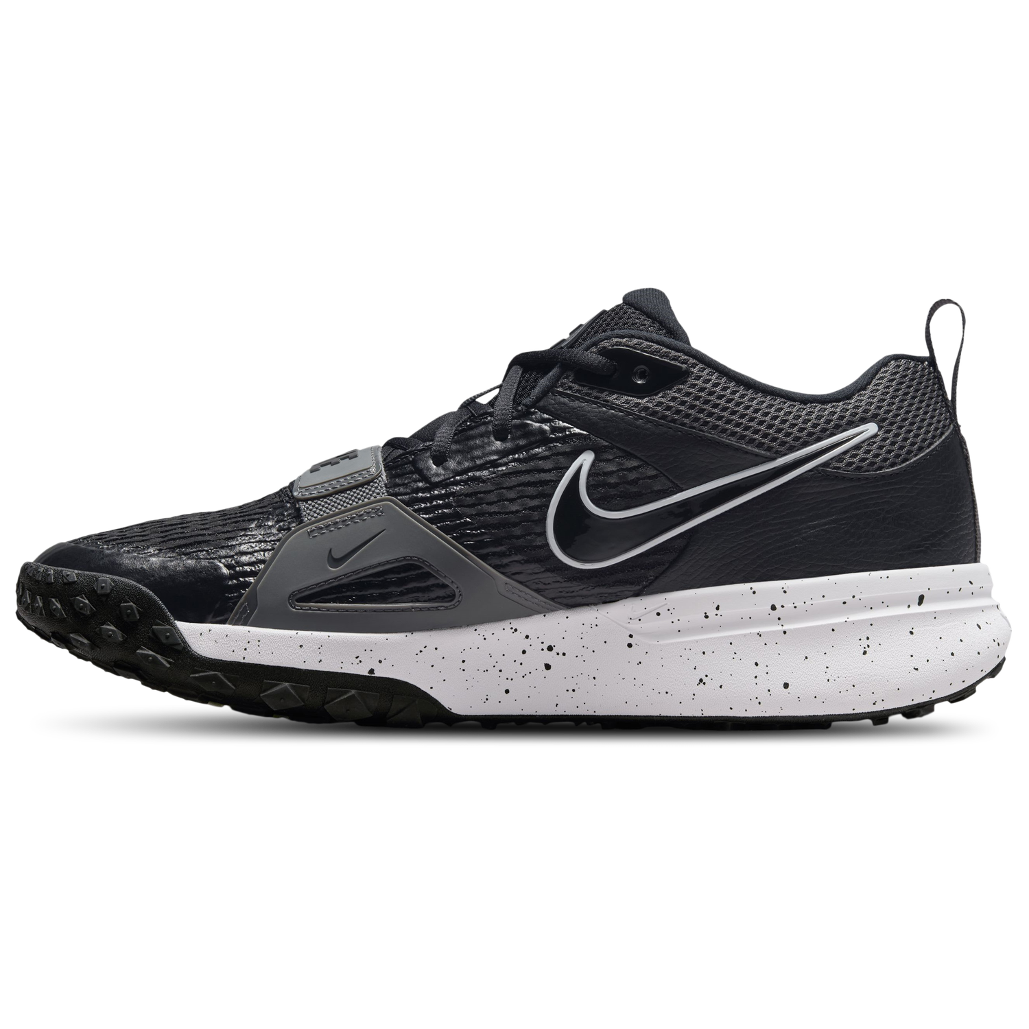 Nike Air Zoom Diamond Elite Turf - Men's - Iron Grey/Black/White