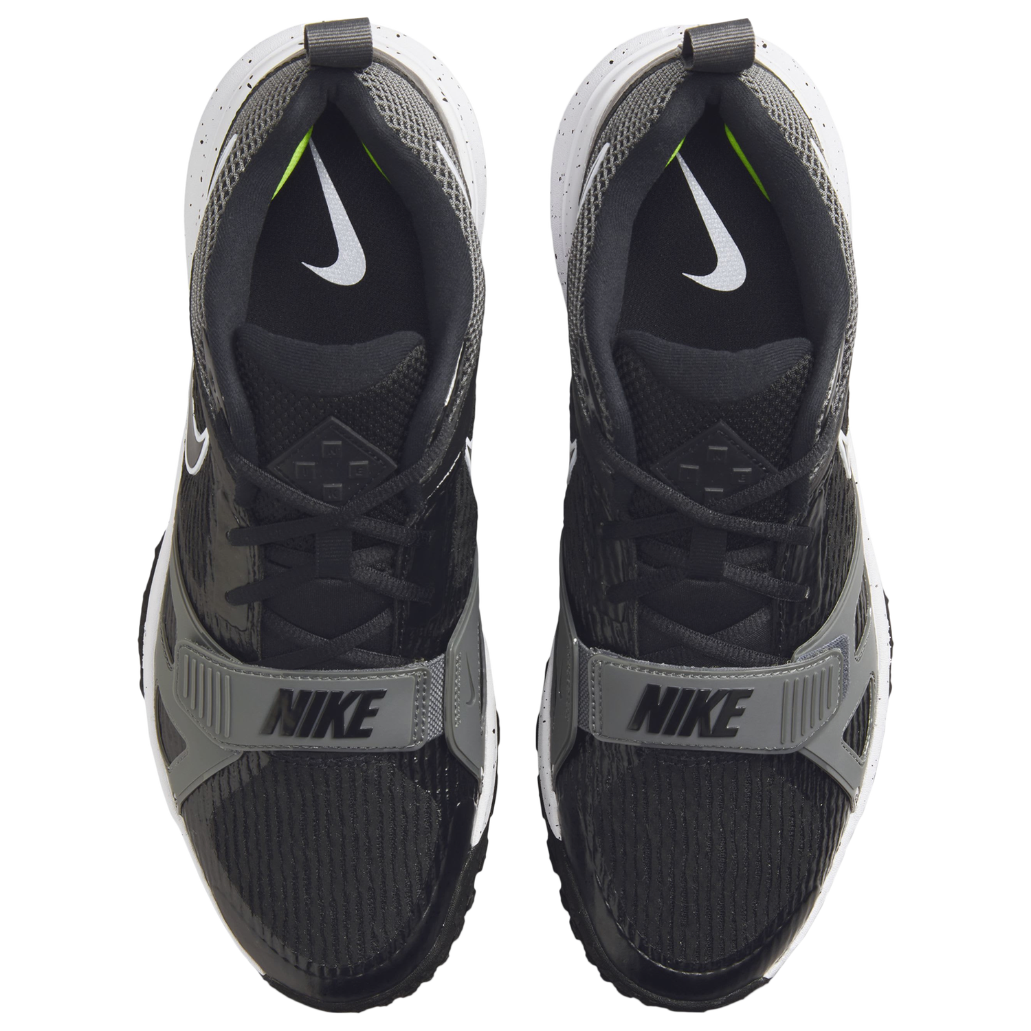 Nike Air Zoom Diamond Elite Turf - Men's - Iron Grey/Black/White