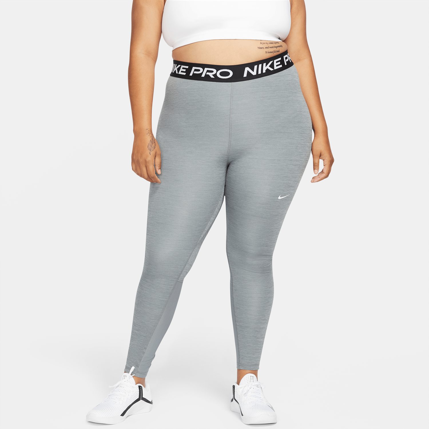 Nike Plus Size Pro 365 Tights - Women's - Grey