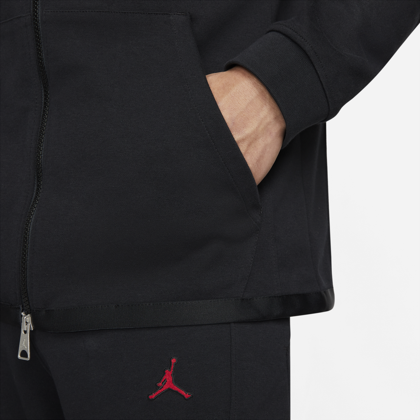 Jordan Essential Warm-Up Jacket - Men's - Gym Red/Black