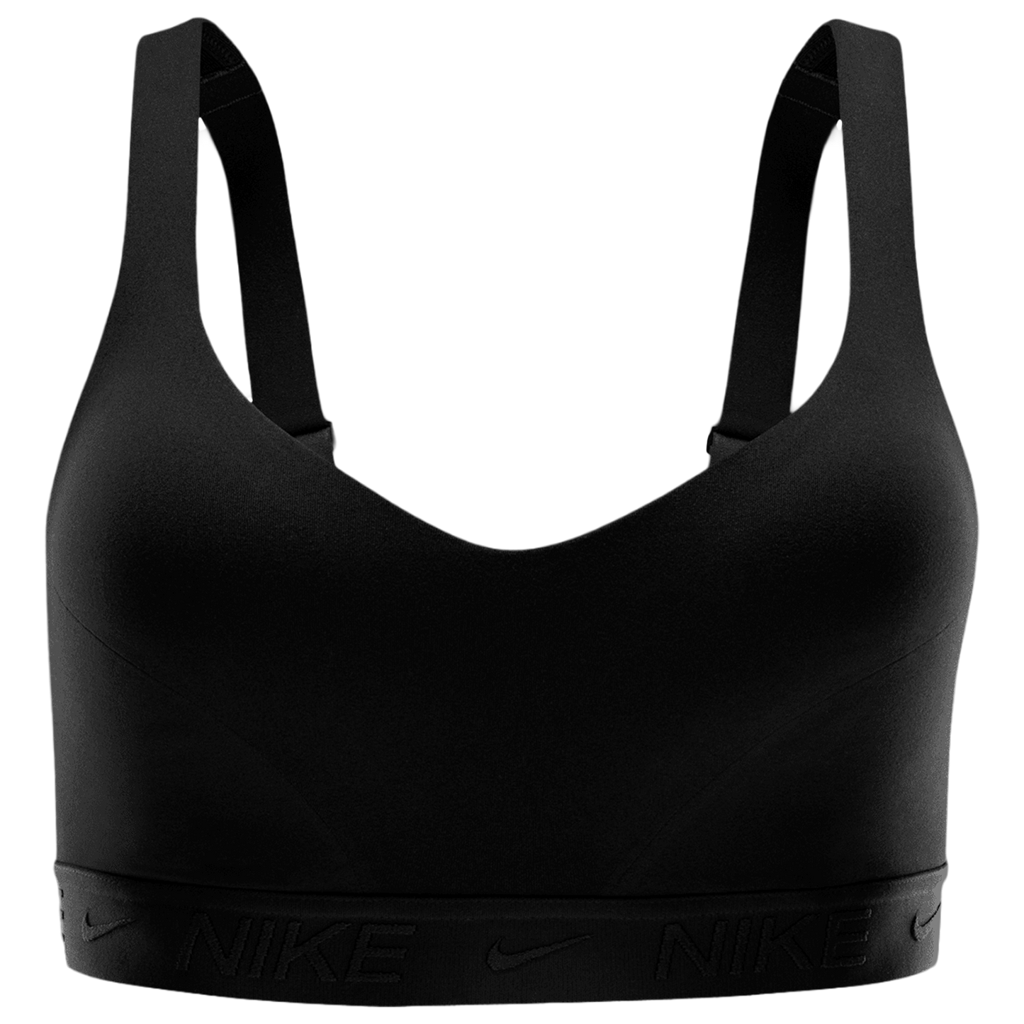 Nike Indy High DF Sports Bra - Women's - Black/Black/Black