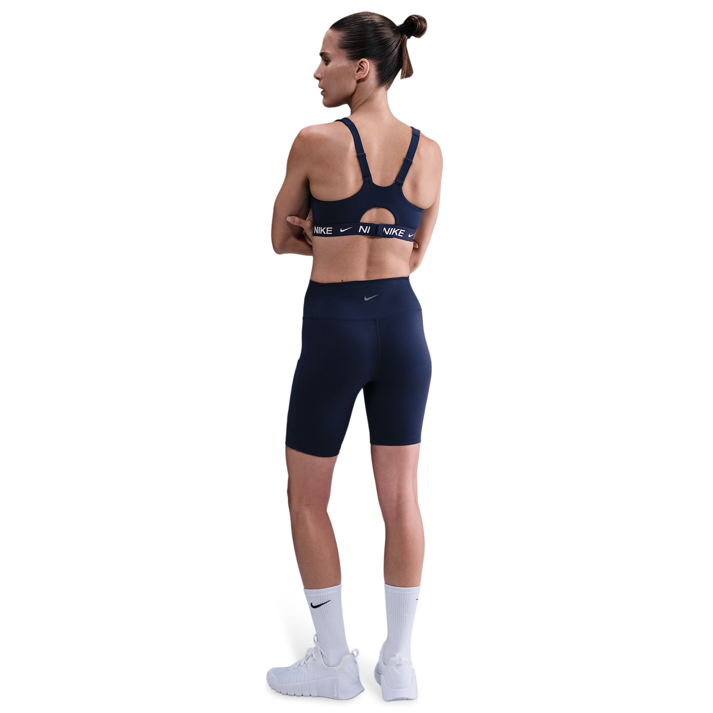 Nike Indy High DF Sports Bra - Women's - Midnight Navy