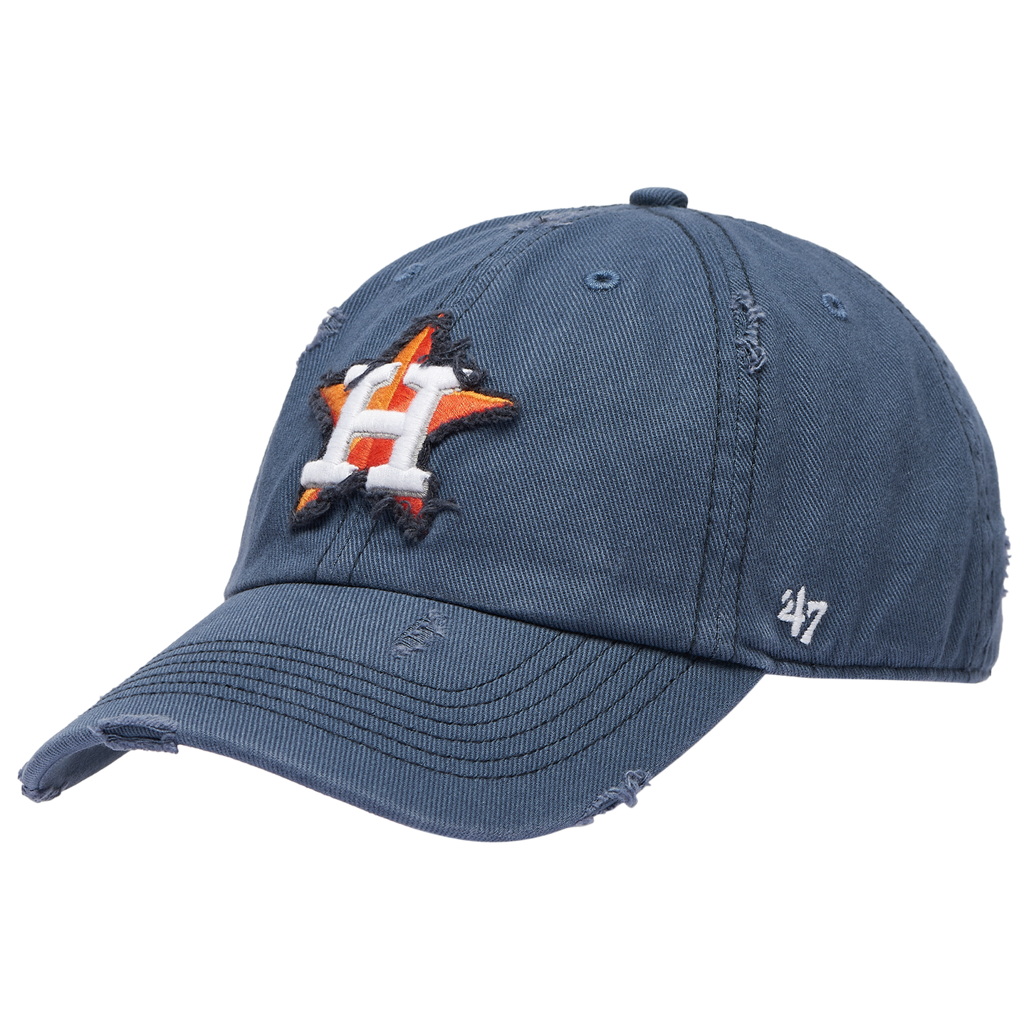 47 Brand Astros Weathered 47 Clean Up Cap - Men's - Blue/Multi