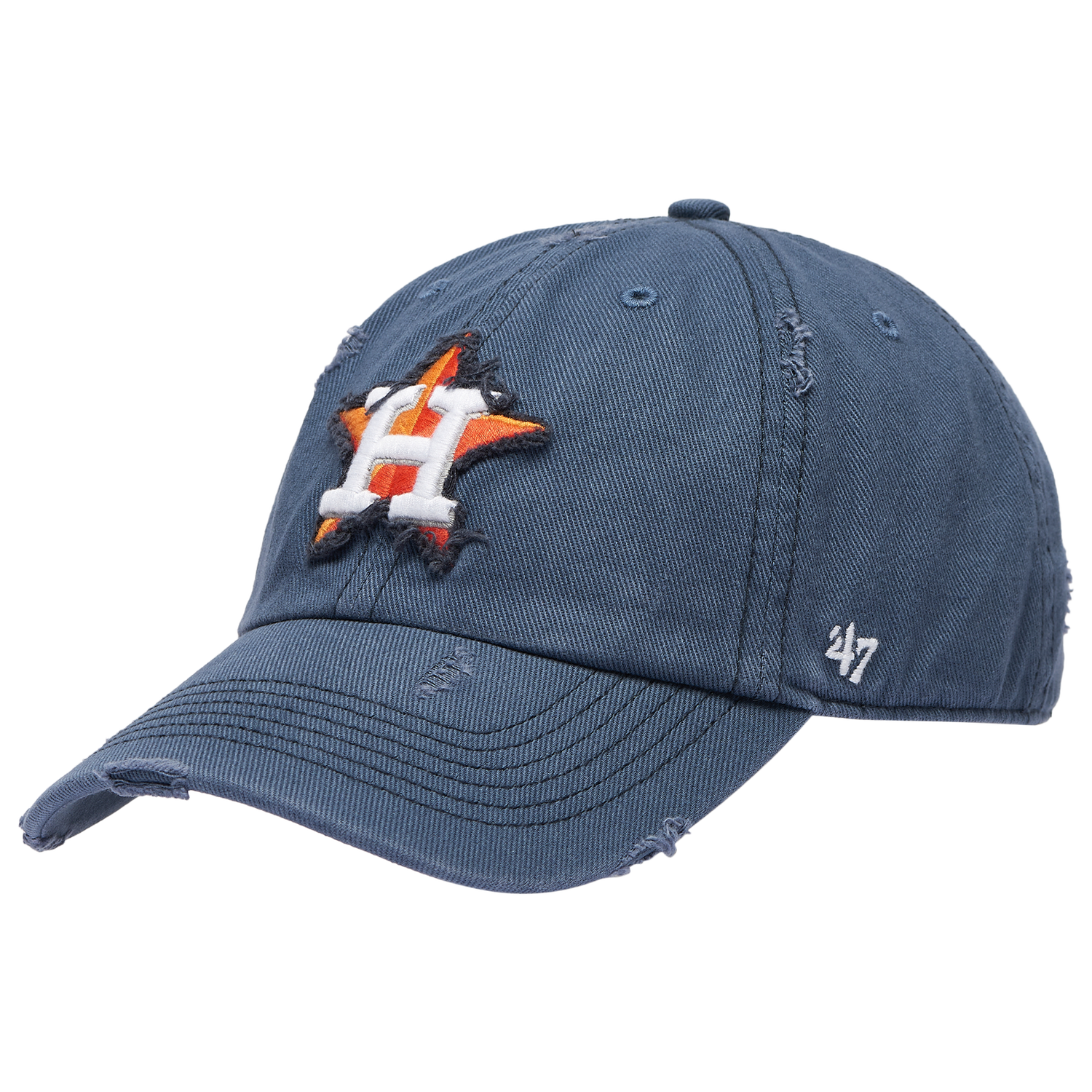47 Brand Astros Weathered 47 Clean Up Cap - Men's - Blue/Multi
