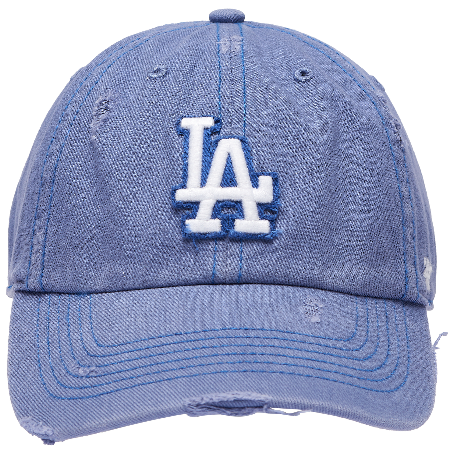 47 Brand Dodgers Weathered 47 Clean Up Cap - Men's - Blue/Multi