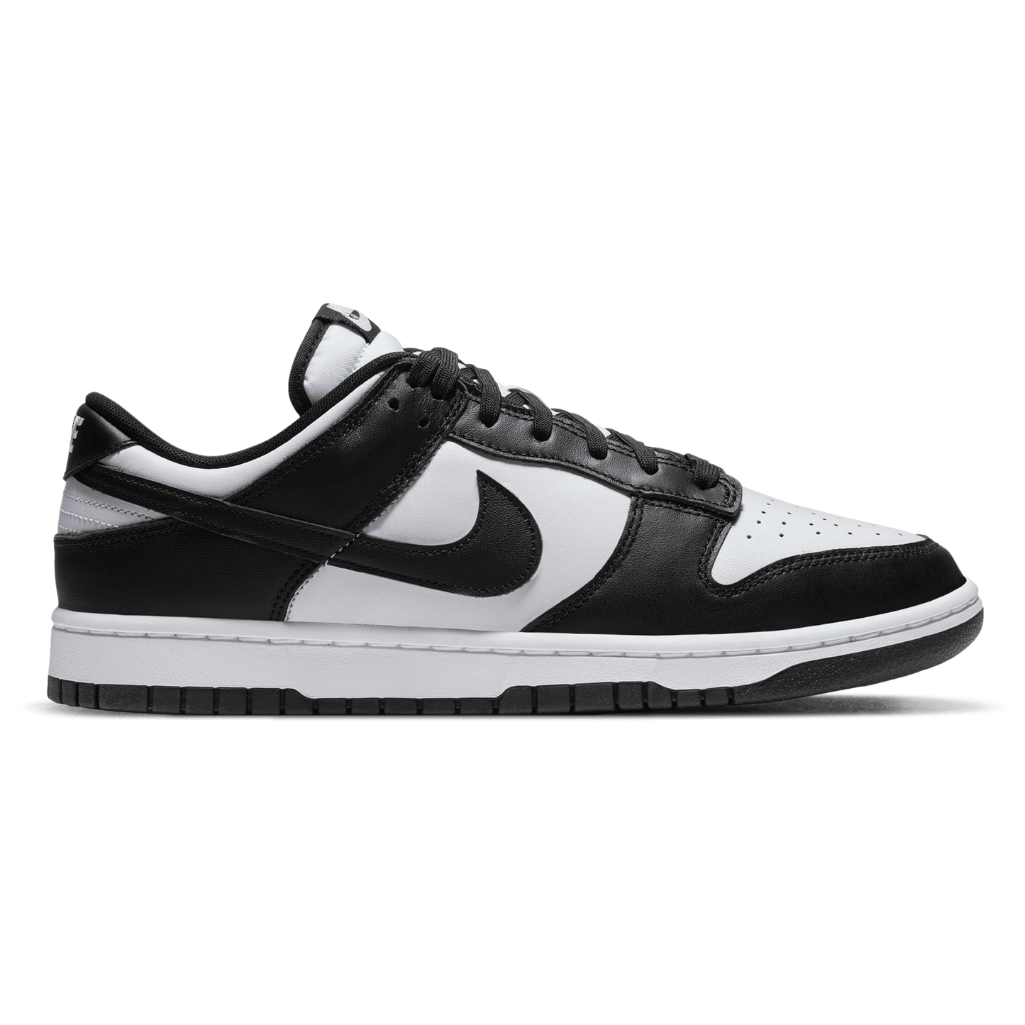 Nike Dunk Low Retro - Men's - White/White/Black