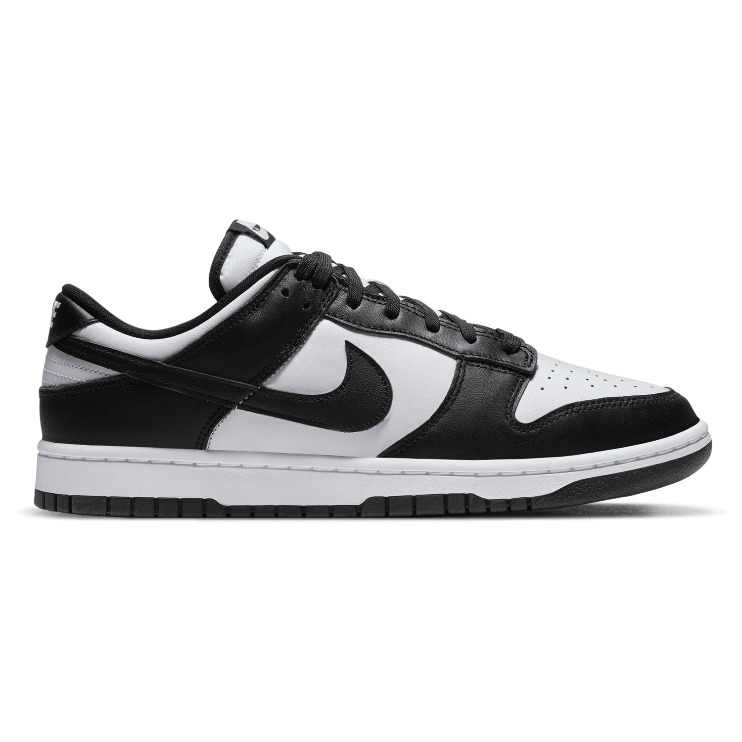Nike Dunk Low Retro - Men's - White/White/Black