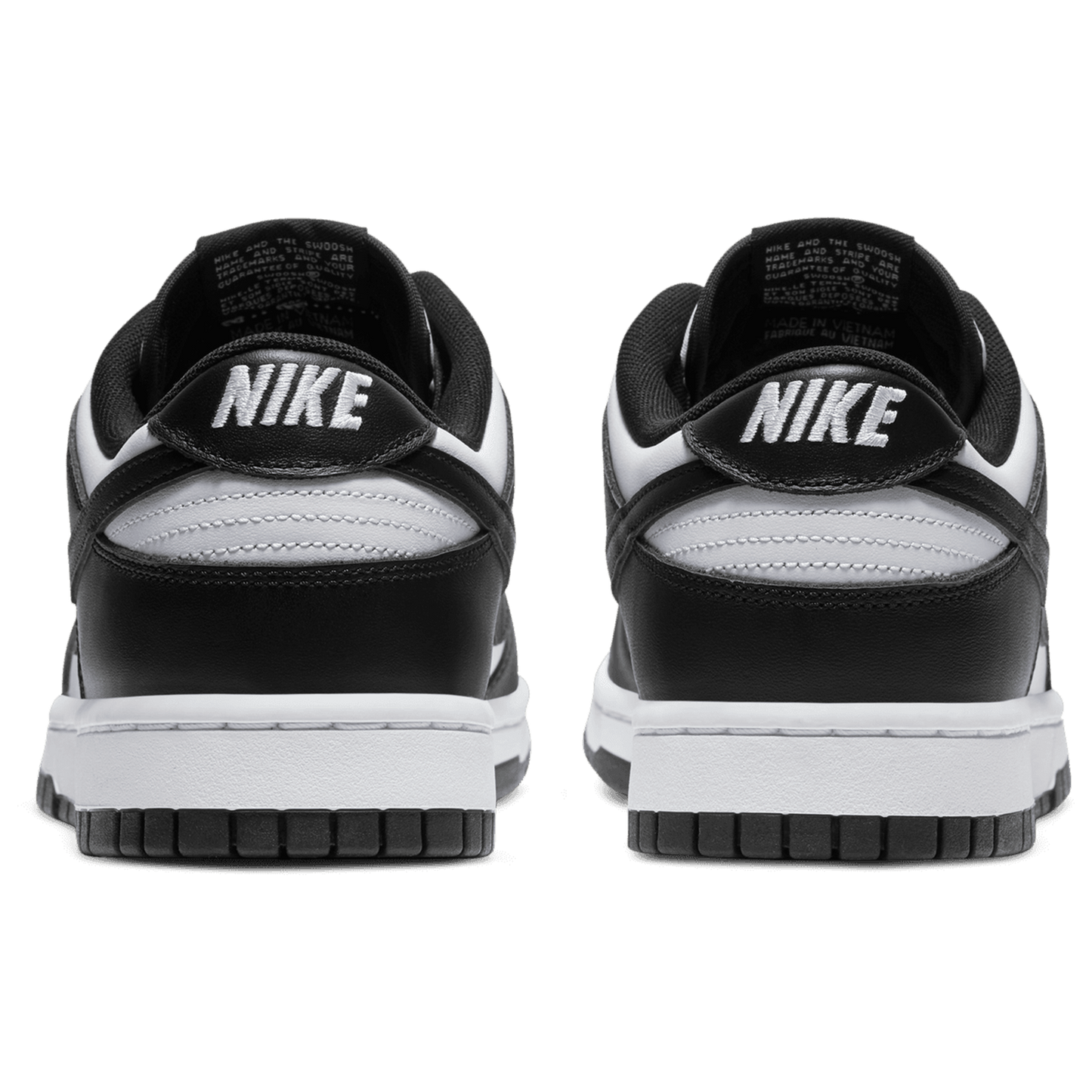 Nike Dunk Low Retro - Men's - White/White/Black