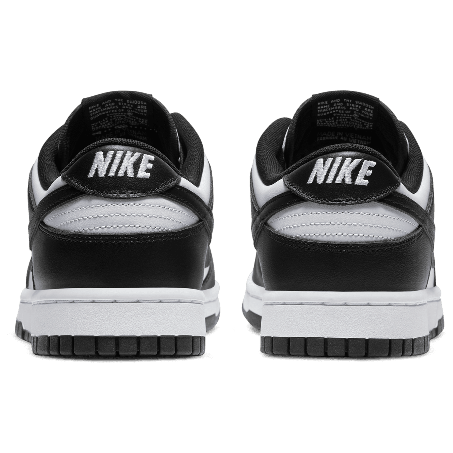 Nike Dunk Low Retro - Men's - White/White/Black
