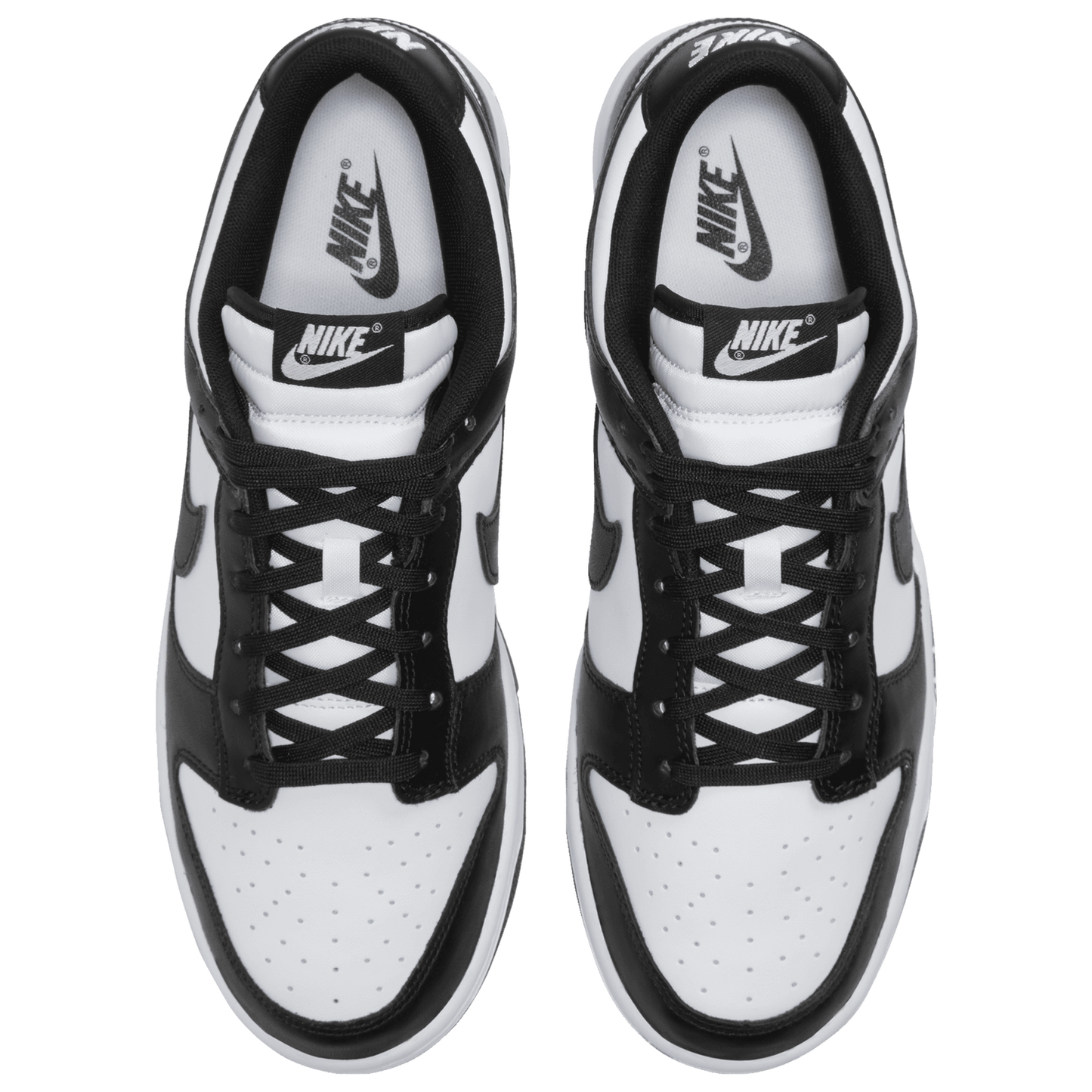 Nike Dunk Low Retro - Men's - White/White/Black