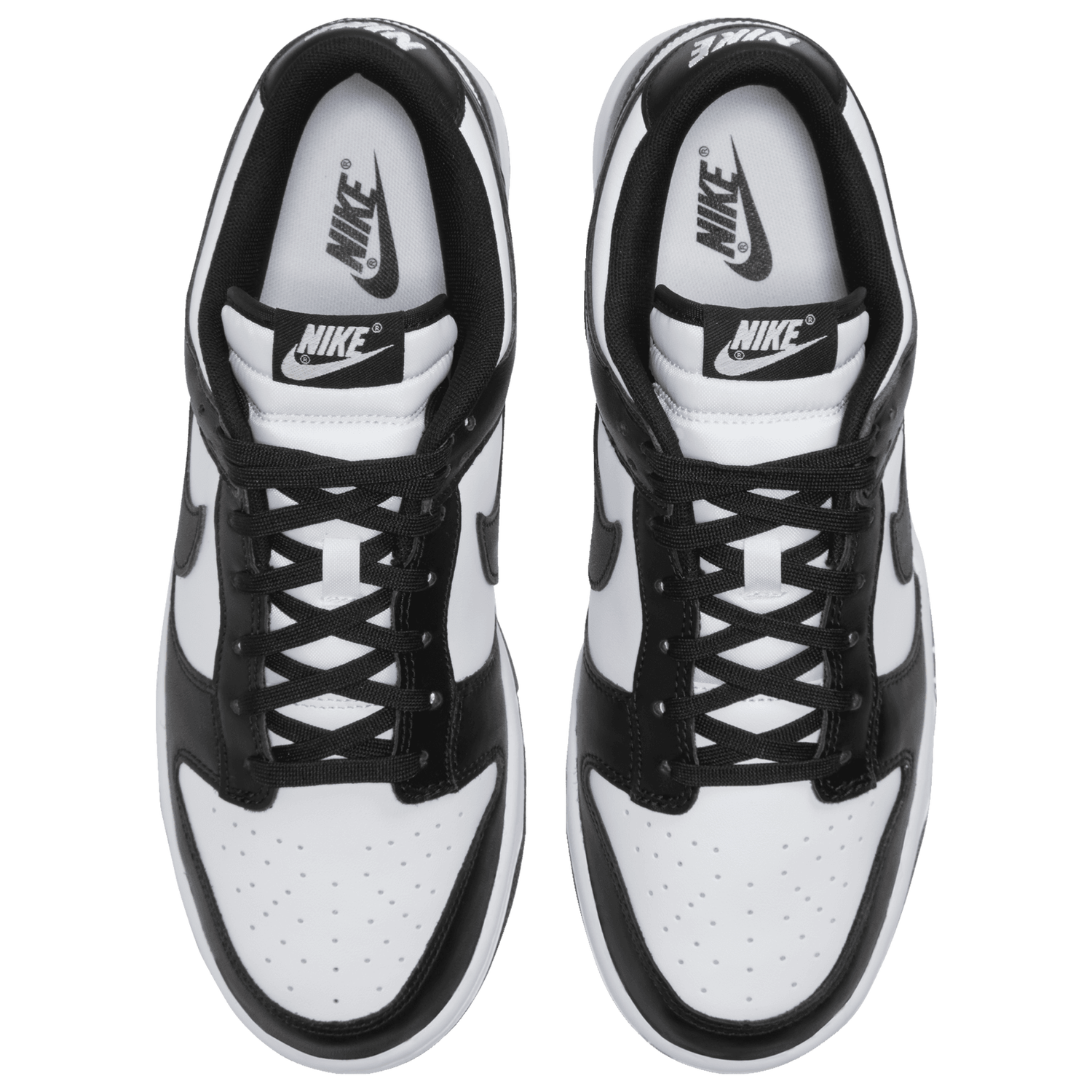 Nike Dunk Low Retro - Men's - White/White/Black