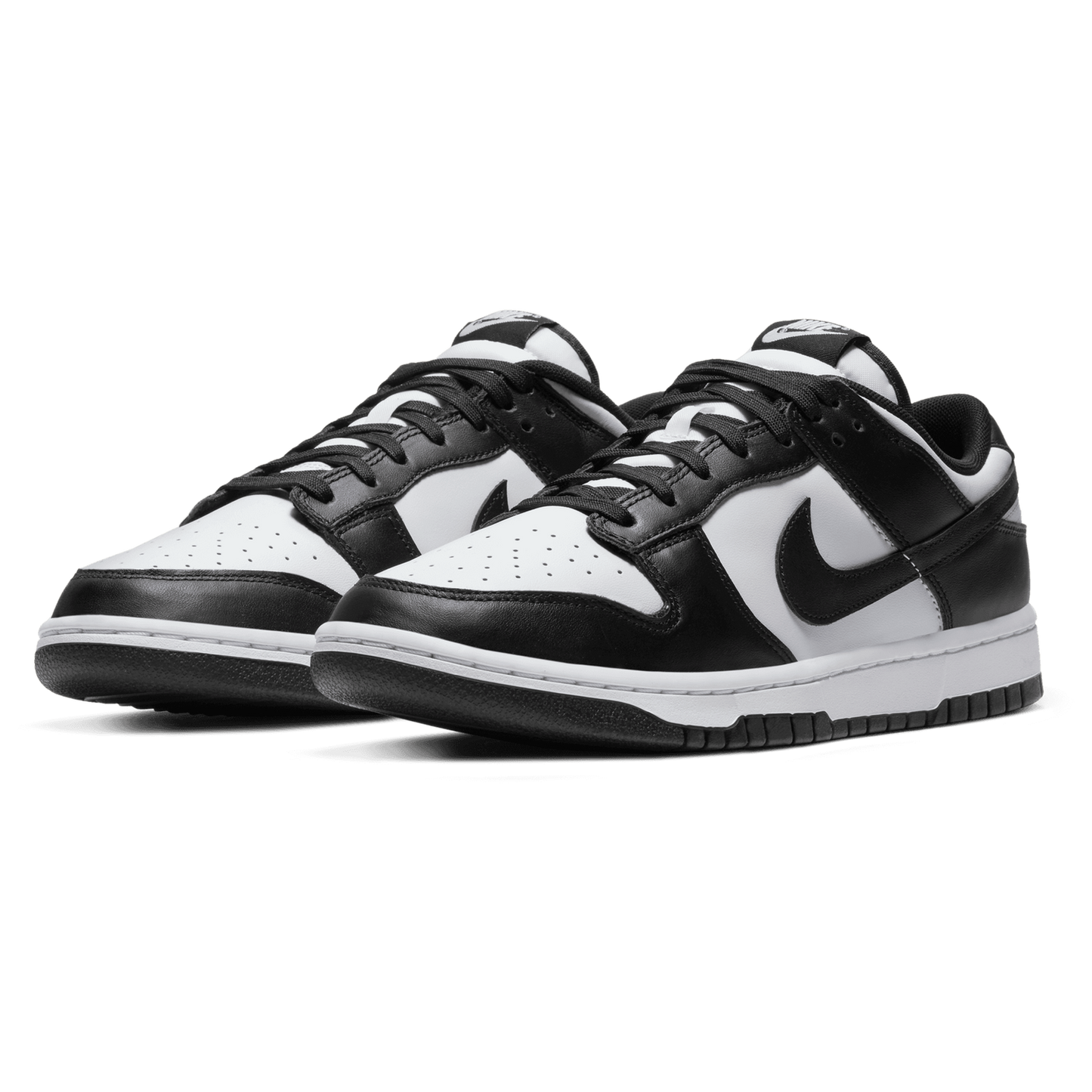 Nike Dunk Low Retro - Men's - White/White/Black