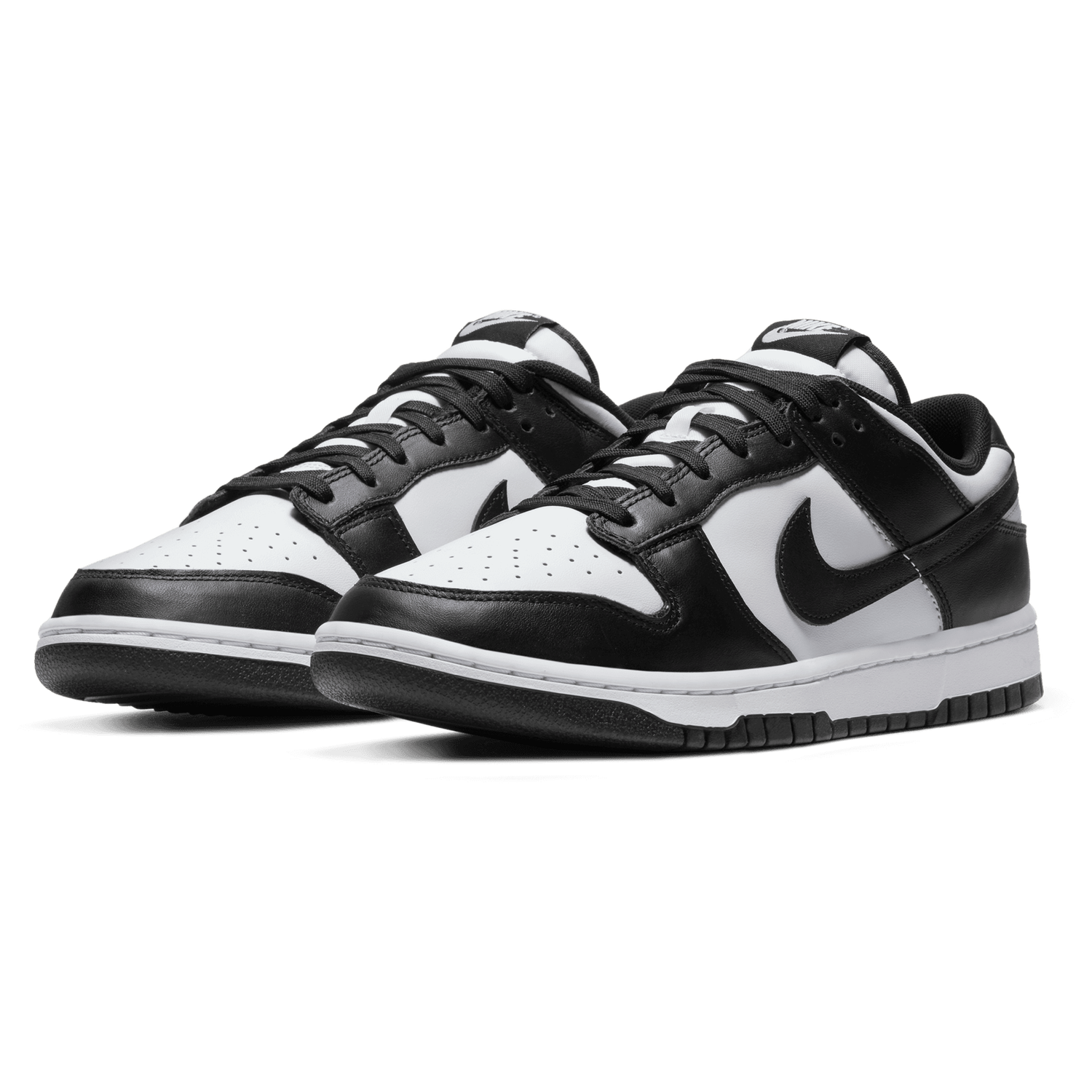 Nike Dunk Low Retro - Men's - White/White/Black