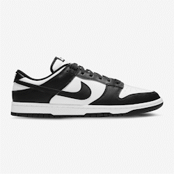 Nike Dunk Low Retro - Men's - White/White/Black
